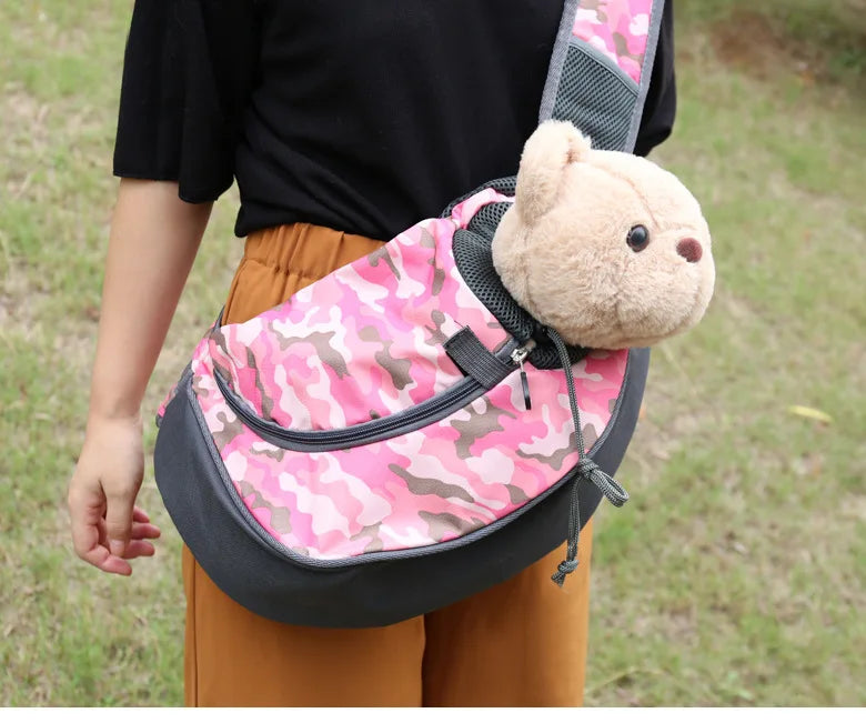 Pet Puppy Carrier S/L Outdoor Travel Dog Shoulder Bag