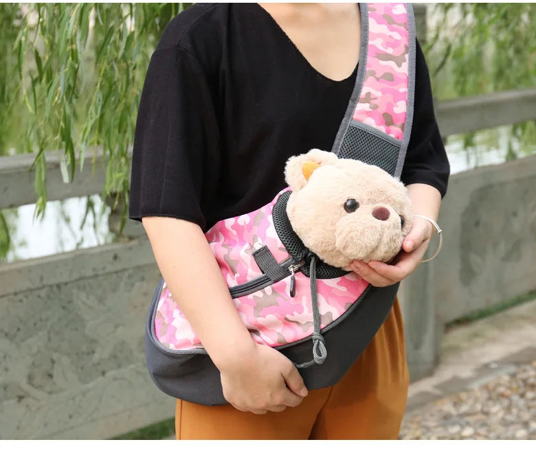 Pet Puppy Carrier S/L Outdoor Travel Dog Shoulder Bag