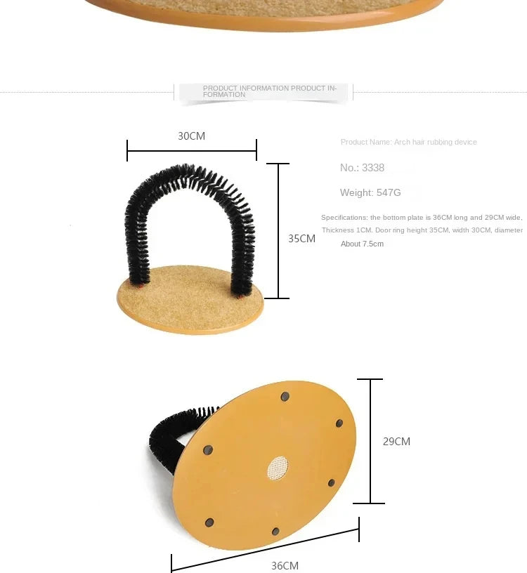Cat Toy Arch Self Groomer