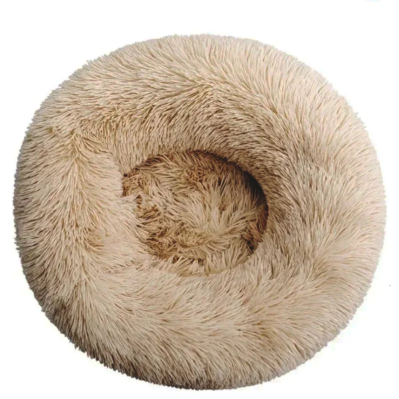 40-90cm Round Pet Bed for Warm Sleeping.