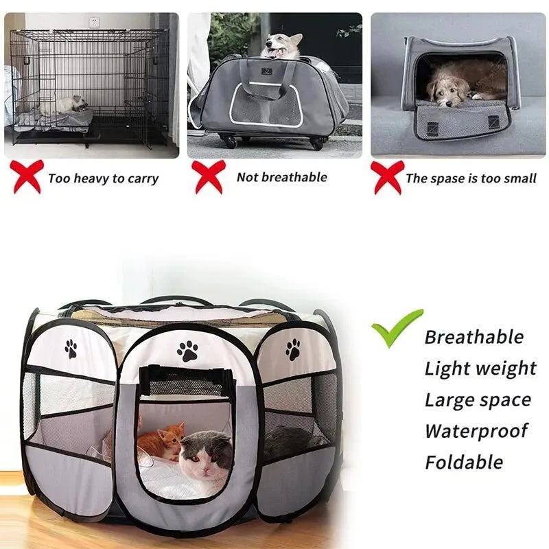 Portable Foldable Pet Tent.