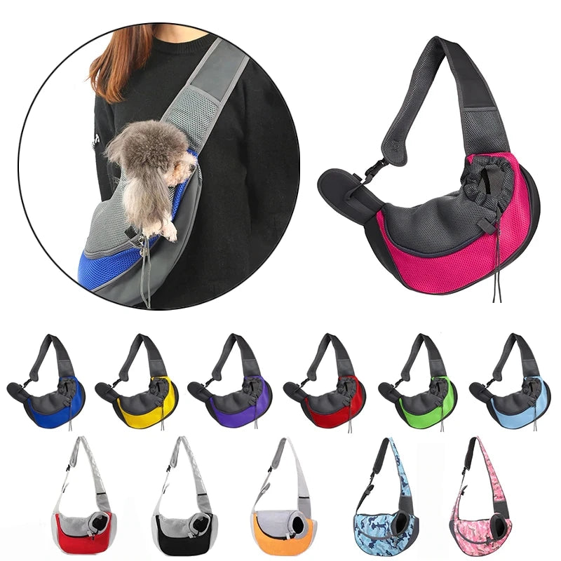 Pet Puppy Carrier S/L Outdoor Travel Dog Shoulder Bag