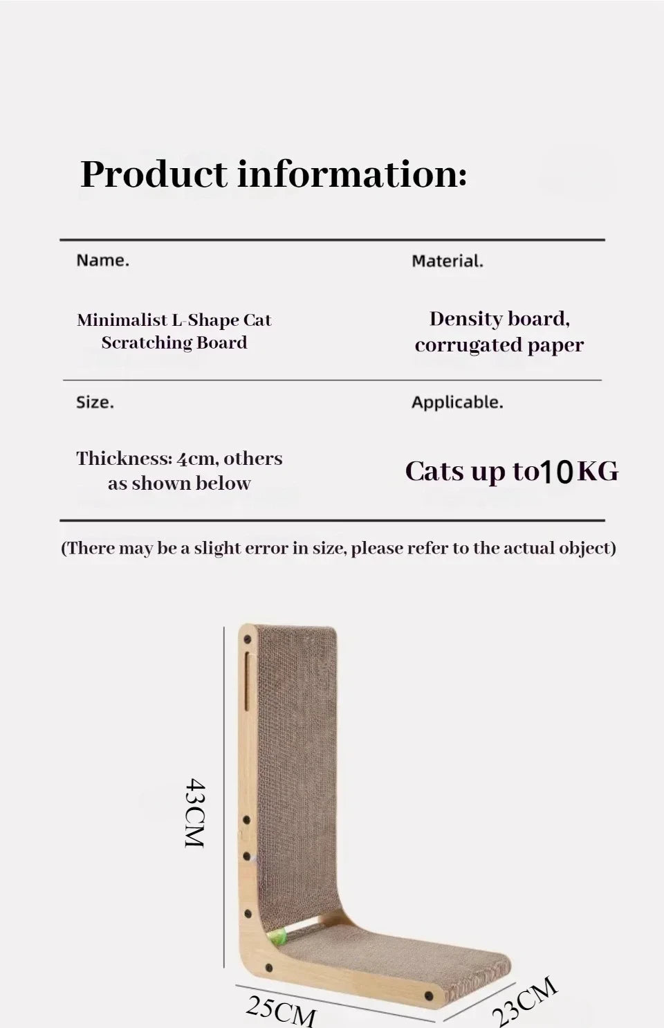 Cat Scratching Board